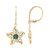Pendientes en plata con Concha de Abalone