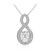 Collier en argent et Topaze blanche