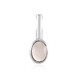 Rosenquarz-Silberanhänger (MONOSONO COLLECTION)