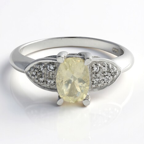 Anello in argento con Ortoclasio