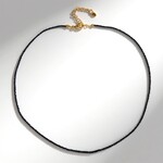 Collana in argento con Diamante Nero