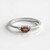 Anello in argento con Zircone Rosa