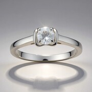 Anello in argento con Zircone