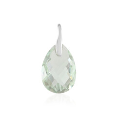 Grüner Amethyst-Platinanhänger