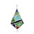 Zilveren hanger met een rode jaspis (Jones Lee)