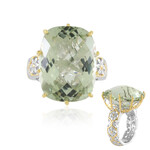 Grüner Amethyst-Silberring (Gems en Vogue)