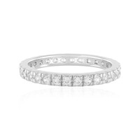 Zilveren ring met zirkonen