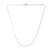 Catenina a serpente regolabile con cursore in argento 925  - 61 cm - 5,07 g