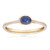 Blauer Ceylon-Saphir-Goldring