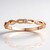 Bague en or et Diamant rose de France SI1 d'Argyle  (Annette)