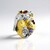 Anello in argento con Opale di Welo (Gems en Vogue)