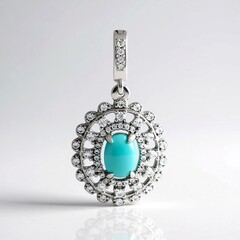 Ciondolo in argento con Turchese
