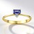 AAA-Tansanit-Goldring (CIRARI)