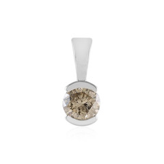 Ciondolo in argento con Diamante Champagne I3