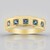Anello in oro con Haüyne