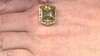 Zilveren halsketting met een Ouro Verde kwarts (Gems en Vogue)