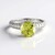 Anello in argento con Quarzo Ouro Verde