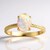 Anello in oro con Opale di Welo AAA
