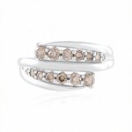 Bague en or et Diamant champagne I2 (de Melo Gold)