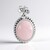 Ciondolo in argento con Morganite del Madagascar