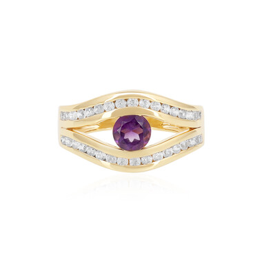 Bague en argent et Améthyste
