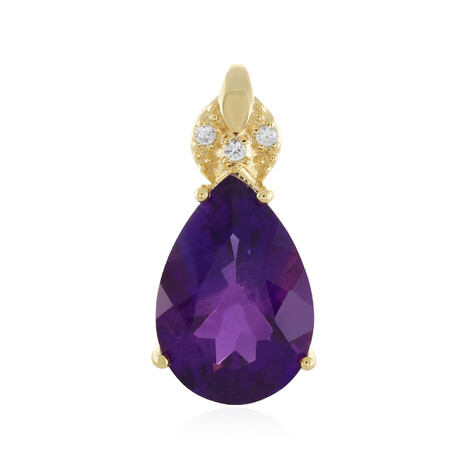 Pendentif en argent et Améthyste de Sibérie