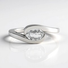Anello in argento con Zircone