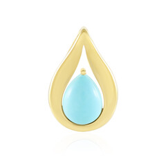 Pendentif en argent et Turquoise Sleeping Beauty (de Melo)