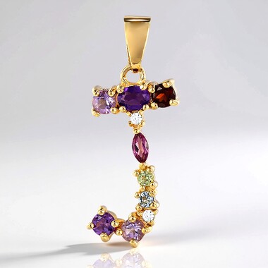 Zambian Amethyst Silver Pendant