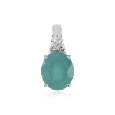Pendentif en argent et Grandidierite