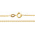 375er Gelbgold-Ankerkette diamantiert - 50 cm - 2,33 g