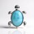 Ciondolo in argento con Larimar