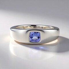 Anello in argento con Tanzanite