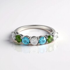 Anello in argento con Zircone Ratanakiri