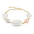 Zilveren armband met een Witte zoetwater kweekparel