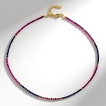 Collana in argento con Rubino Mozambico