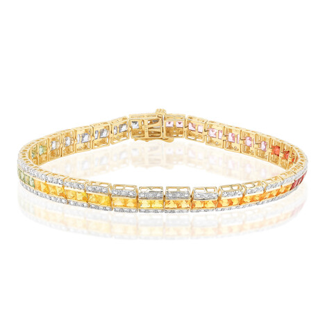 9K Yellow Sapphire Gold Bracelet