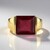 Anello in argento con Rubino del Madagascar