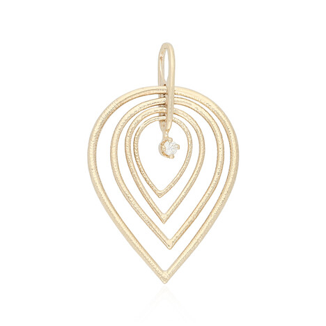 Pendentif en or et Diamant PK (H)