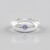 Anello in argento con Tanzanite