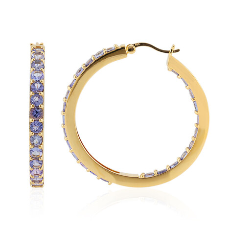 Pendientes en plata con Tanzanita