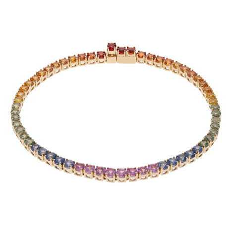 Bracciale in oro con Zaffiro Fancy (CIRARI)