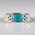 Anello in argento con Turchese Sleeping Beauty