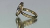 Anillo en plata con Calcedonia de Venus