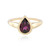 Magenta-Granat-Goldring