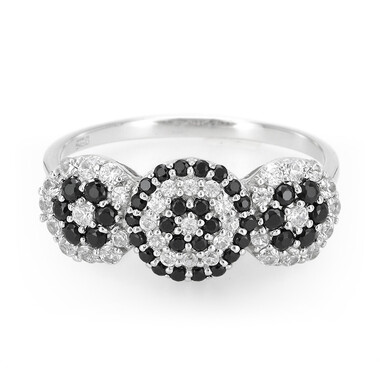 Anello in argento con Spinello Nero