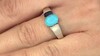 Bague en argent et Turquoise Sleeping Beauty