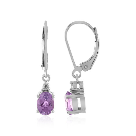 Uruguay-Amethyst-Silberohrringe