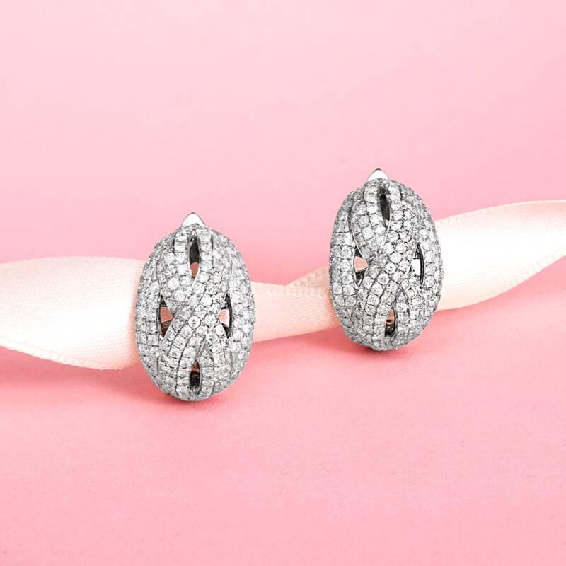 Orecchini in oro con Diamante I1 (H) (CIRARI)