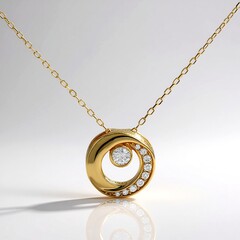 Collana in oro con Diamante I1 (H) (CIRARI)
